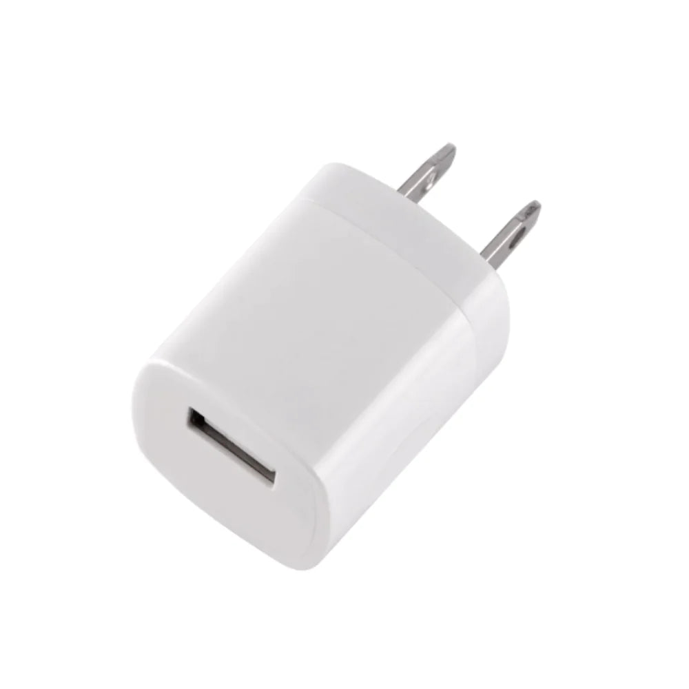 2-Pack White 1A USB Power Adapter