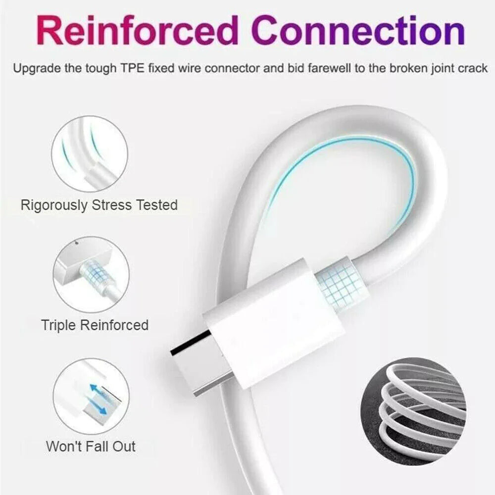 2-pack 6FT USB-C to USB-C Fast Charging Cable