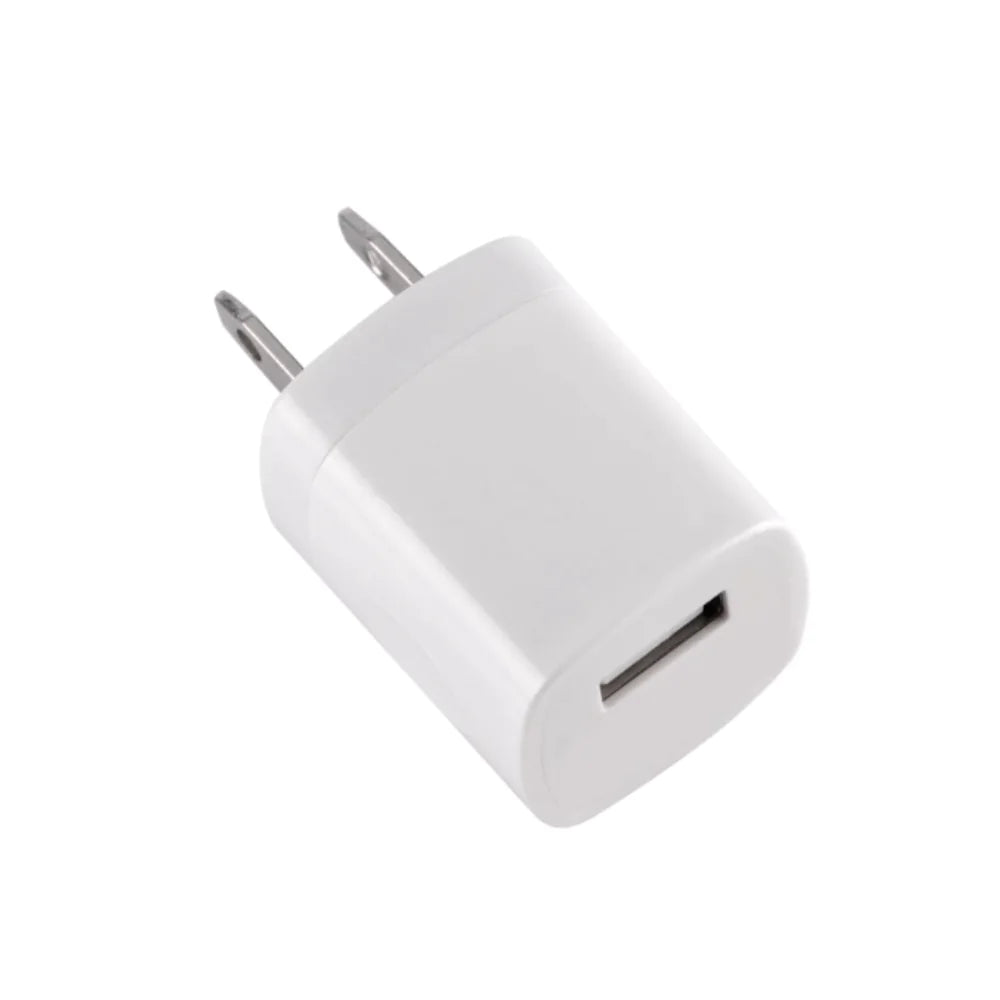 2-Pack White 1A USB Power Adapter